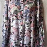 női hosszú ujjú nagy virágmintás blúz felső L XL * mb: 112cm * db: 112cm * h: 74cm * szem.átvétel: Zugló fotó