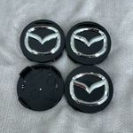 Új 4db Mazda 56mm Felni Alufelni Kupak Közép Felnikupak Felniközép Porvédő Embléma G22C37190A fotó