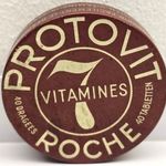 Retro fém doboz Protovit Roche multivitamin doboza, - fémdoboz - fotó