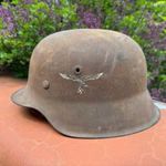 II. vh-s német M42 Luftwaffe sisak ÉRINTETLEN fotó
