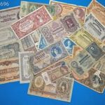 27 db-os LOT pengő, milpengő, b-pengő, vöröshadsereg, adópengő bankók F-VG-G !!!! (1706) fotó