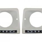 FEHÉR fényszóróborítások LED DRL-vel Nappali menetfények Mercedes G-Class W463 (1989-2012) G65 De... fotó