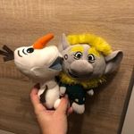 Jégvarázs Olaf hóember + manó plüss játék figura fotó