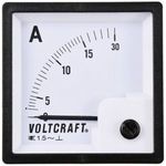 Analóg beépíthető lágyvasas táblaműszer, beépíthető árammérő műszer 15A Voltcraft AM 72x72 fotó
