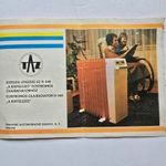 TAZ elektromos olajradiátor használati utasítás fotó