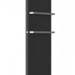 AREZZO design ONYX 3 BLACK MATT elektromos törölközőszárító radiátor fotó