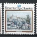 Liechtenstein 0444 Mi 821-823 postatiszta 4, 00 Euró fotó