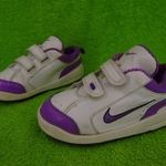 NIKE Pico 4 fehér-lila bőr sportcipő 26-os fotó