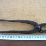 Régi kovácsolt patkószeg húzó fogó (F-3689) 20 cm, 250 g fotó