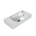 CeraStyle SHARP porcelán mosdókagyló 60 cm - 60 x 30 cm - JOBB CSAPLYUKAS fotó