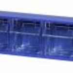 Allit 464450 Csuklós fedelű tárolók VarioPlus ProFlip 9 (Sz x Ma x Mé) 600 x 77 x 65 mm Kék, Átlá... fotó