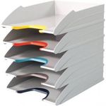 Durable 770427 VARICOLOR? MIX TRAY SET Levéltartó DIN A4, DIN C4 Szürke 5 db fotó