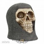 Hard Days Knight Armour Skull Gothic Gift 16.3cm. koponya figura fotó