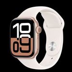 Apple Watch S10 GPS 42mm rosegold alumíniumtok, rose sport M/L fotó