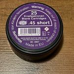 Wadie .45 short riasztó töltény fotó