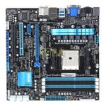 ASUS FIA75-M PRO FM-1-es alaplap SLI-OS PCI-E DDR-3 INT. VGA SATA-3 + 2 MAGOS A4-3300 PROCI + HŰTŐ fotó