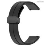Okosóra D-gyűrűs sportszíj, Szilikon, Mágneses speciális csatos, 22mm széles, 92, 5+129mm hosszú, ... fotó