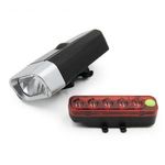 LED-es kerékpár lámpa szett / USB-ről tölthető (QX-T0605) fotó