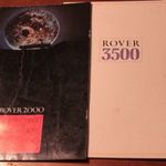 Rover P6 3500 V8 2 db prospektusa. Ötvenéves prospektus szett 495 fotó