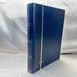 A4-ES A LEGNAGYOBB MINŐSÉGI KABE BÉLYEGALBUM -KÉK- 22, 5X30, 5CM, 32 FEHÉR OSZTOTT LAP -207.- fotó