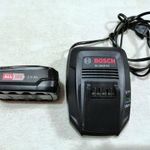 Bosch AL 1815 CV akku töltő + PBA 18V akku 2.0 Ah (Újszerűek!!!) fotó