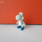 Eredeti Jakks Nintendo Super Mario barátja Yoshi sárkány videójáték és mesefigura !! 7cm fotó