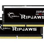 G.SKILL 64GB DDR5 5600MHz Kit(2x32GB) SODIMM Ripjaws Black F5-5600S4040A32GX2-RS Alkatrész Memóri... fotó