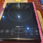 Clatronic indukciós digitális főzőlap rezsó újszerű állapotban dobozában fotó