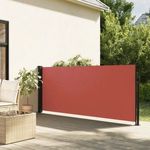 terrakotta behúzható oldalsó napellenző 140 x 600 cm fotó