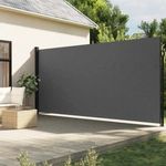 antracitszürke behúzható oldalsó napellenző 200 x 300 cm fotó