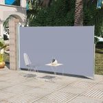 veranda behúzható válaszfal 160 x 300 cm szürke fotó