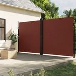 barna behúzható oldalsó napellenző 220 x 1000 cm fotó