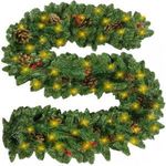Karácsonyfa Garland 2, 7m HQ Ruhhy 22325 fényekkel fotó