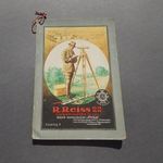 R. Reiss-Műszaki cikkek gyára "A" katalógus-Geodéziai műszerek, teodolit, távcső körző, pecsét, tinta fotó