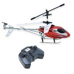 LED-es 3, 5 csatornás távirányításos helikopter - piros fotó