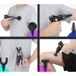 Mini masszázspisztoly cserélhető fejekkel (KH-515) fotó