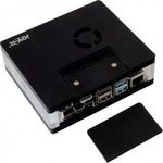 Joy-it RB-MULTIMEDIACASE01 SBC ház Alkalmas: Raspberry Pi Levehető GPIO-fedél, Aktív hűtővel, Mág... fotó