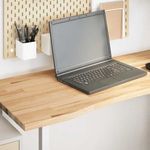 tömör tölgyfa téglalap alakú asztallap kezeletlen 120x50x2, 5 cm fotó