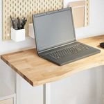 tömör tölgyfa téglalap alakú asztallap kezeletlen 100x50x2, 5 cm fotó