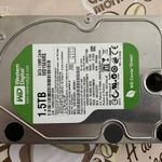 WDC WD15EARS-00Z5B1 3, 5" SATA 1.5TB merevlemez HDD tesztelt 100/4% fotó