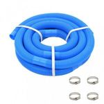 kék medencetömlő szorítóbilincsekkel 38 mm 6 m fotó