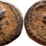 Fönícia, Tyre 1-2 szd. Tyche, pálmafa, ókori bronz, Phoenicia fotó
