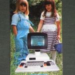 Kártyanaptár, VIDEOTON rádió, televízió, számitástechnika, gyerek modell, 1984 fotó