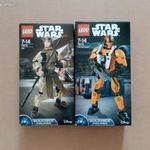 ÉBREDŐ ERŐS Legok: Új, BONTATLAN Star Wars Lego 75113 REY + 75115 POE építhető figura fotó