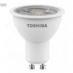 LED lámpa , égő , szpot , GU10 foglalat , 5.5 Watt , 38° , meleg fehér , TOSHIBA , 5 év garancia fotó