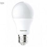 LED lámpa , égő , körte , E27 foglalat , 8.5 Watt , 180° , természetes fehér , TOSHIBA , 5 év gar... fotó