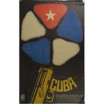1V476 Politikai plakát a hidegháború korábol - CUBA fotó