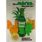 1L486 Retro nagyméretű MÁRKA üdítő reklám plakát 80 x 116 cm fotó