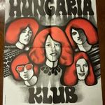 Egy fel nem ragasztott plakát ritkaság 1971 / Szyksznian Wanda - HUNGÁRIA Együttes - Dévényi T. fotó