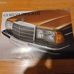 régi retró 1979-es mercedes benz gyártási, program magyar plakát és prospektus egyben, hibátlan. fotó